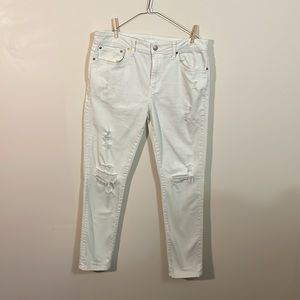 American Eagle men’s straight cut distressed jeans 34/32